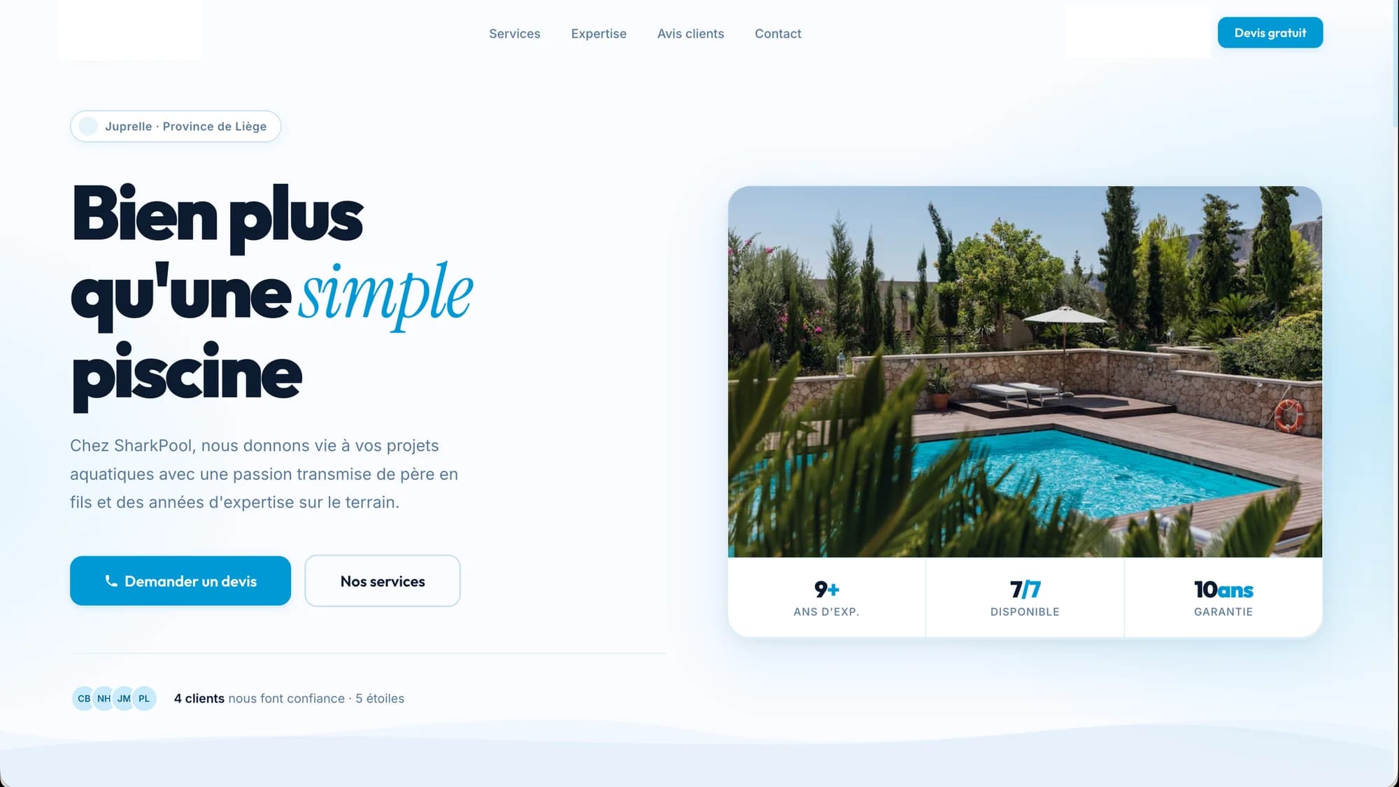 Website - Piscine