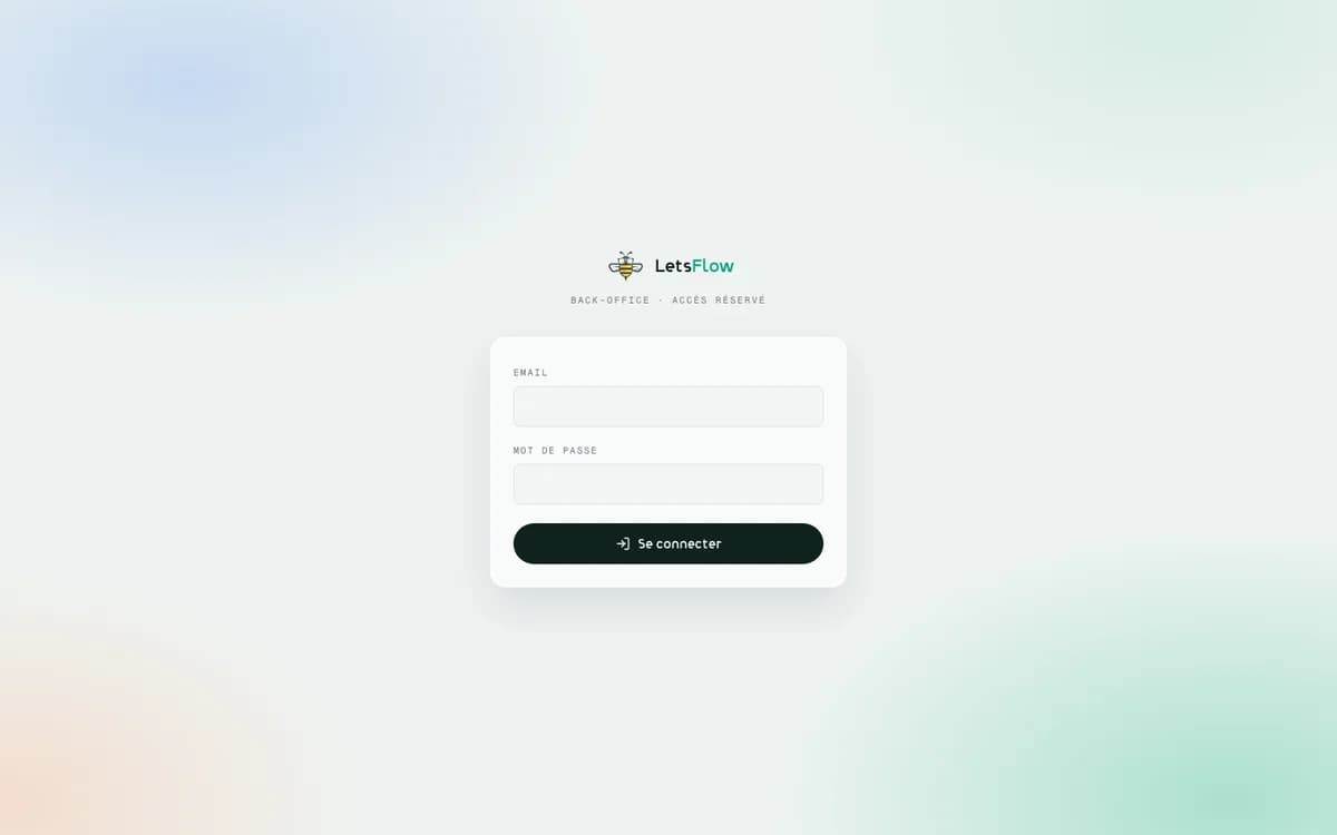 Letsflow 01 login