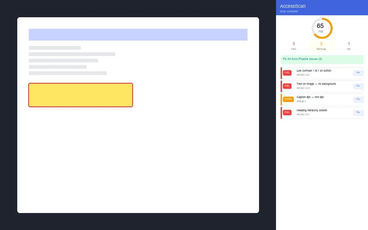 Screenshot 3 results