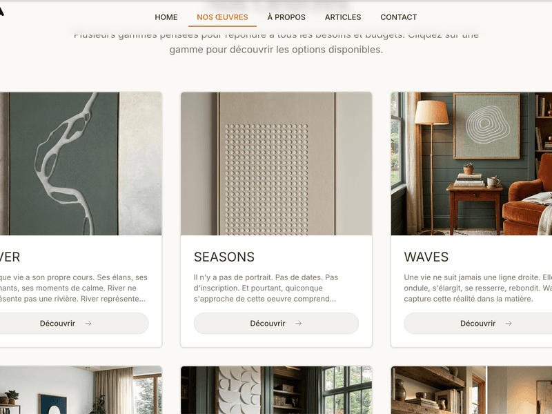 Site Web - Memoria Artis 1