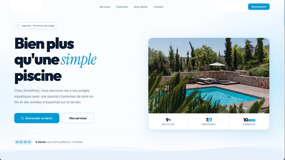 Website - Piscine