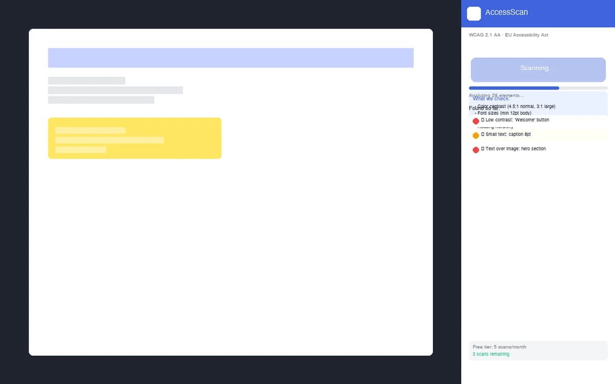 Screenshot 2 scanning