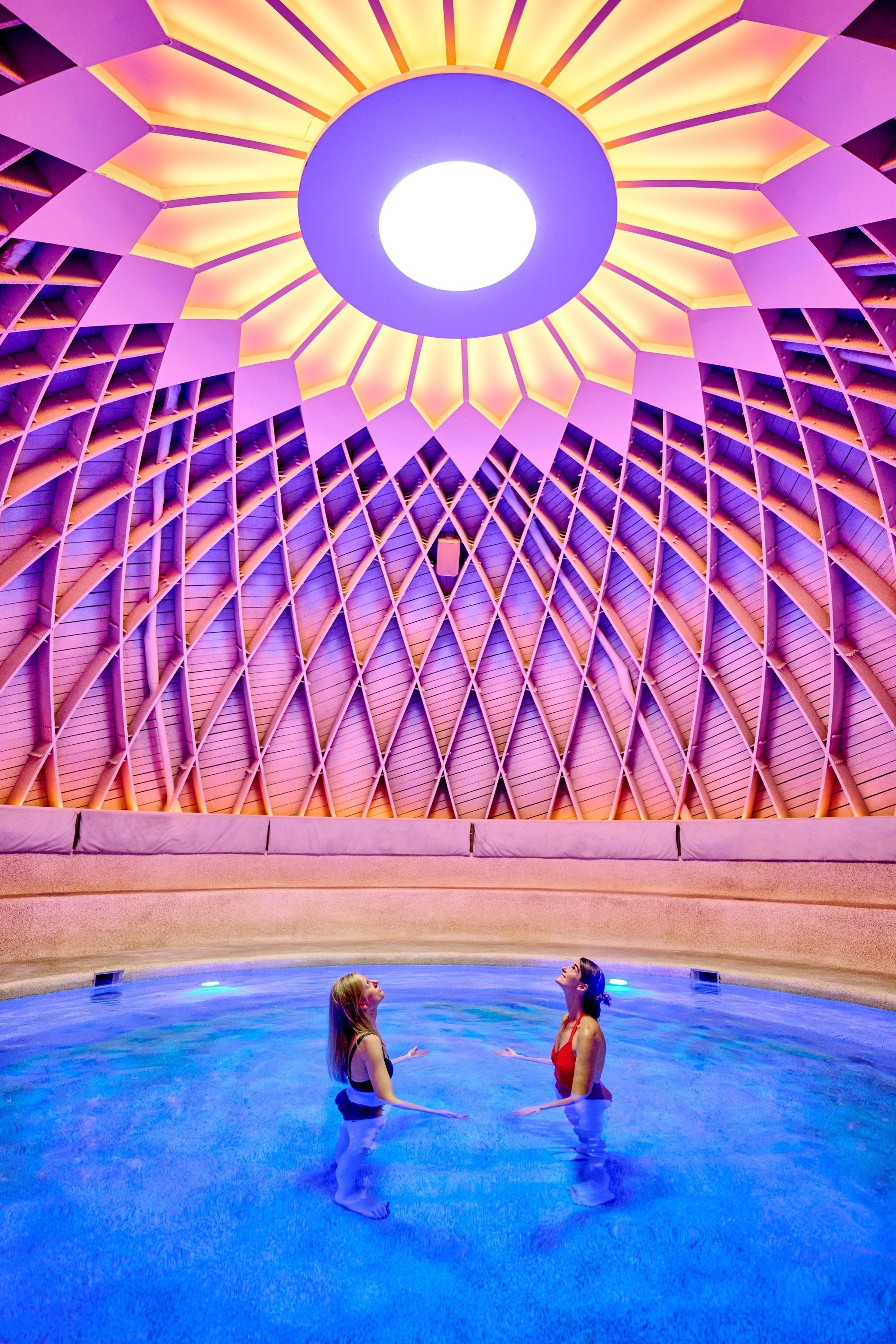 Détail intime de l'Aquadôme