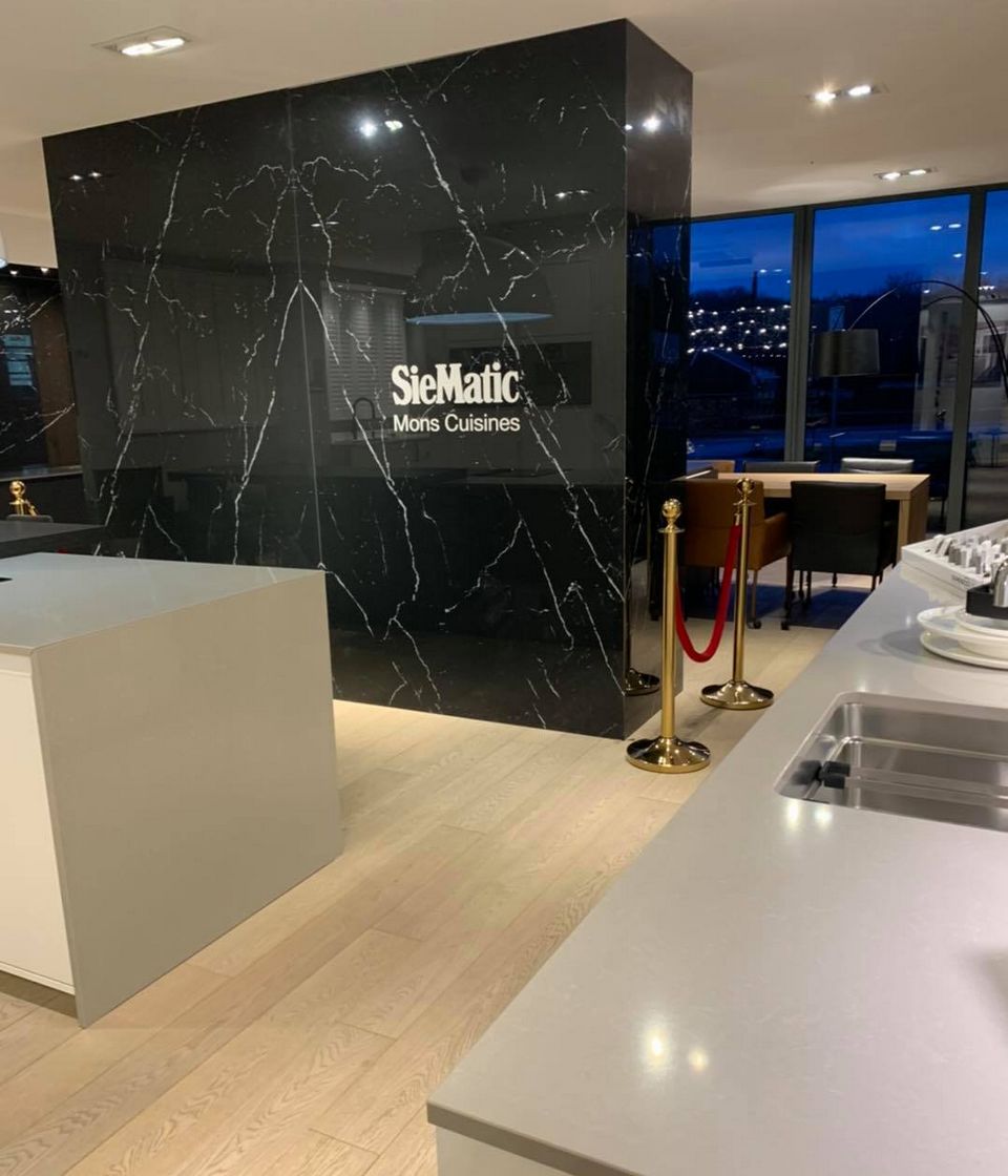 Showroom SieMatic - gammes officielles exposées